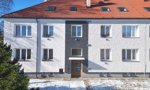 Fotografie realizací fasád pro bytový dům